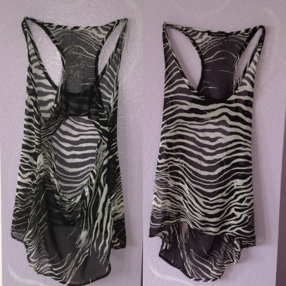 REDUCED!! High low zebra top ๐ฉ - Picture 4 of 4