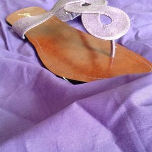 All new purple slide sandals