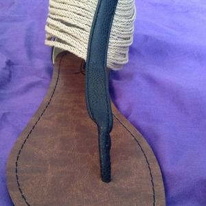 All new brown and tan sandals
