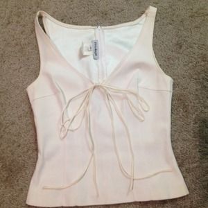 Dressy Cream Tank Top