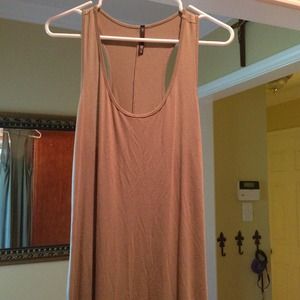 Light green racer back dress