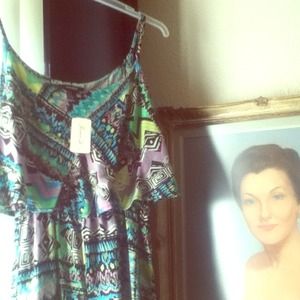 Forever 21 tribal Print Romper.