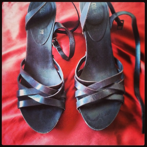 Colin Stuart Dark Brown Strappy Sandals