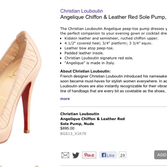 ⛔SOLD⛔Christian Louboutin Heels. 100% Authentic - Picture 4 of 4