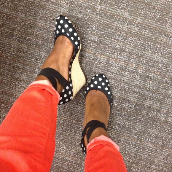 Polka dot wedges!
