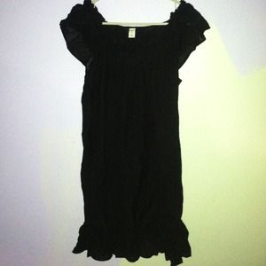 Black sun dress