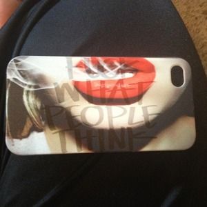 "fuck what people think" case iPhone 4/4S
