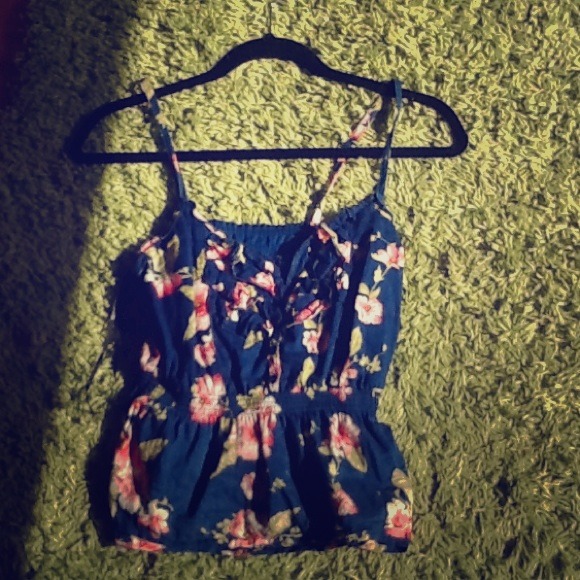 floral forever 21 tank top - Picture 1 of 1