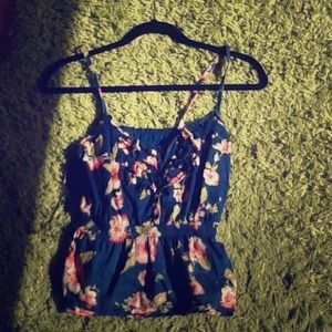 floral forever 21 tank top
