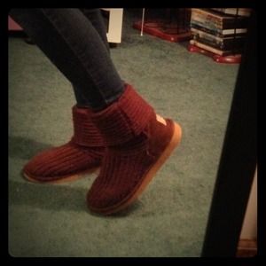 Brown UGG Sweater Boots
