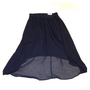 High-low skirt