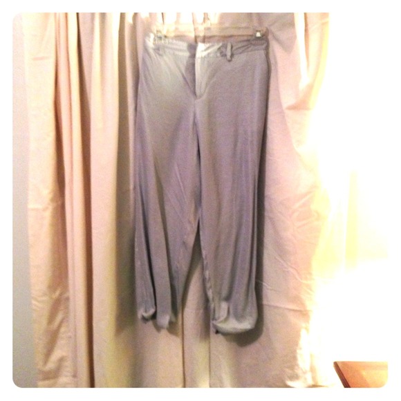 Lauren Conrad satin crop pants