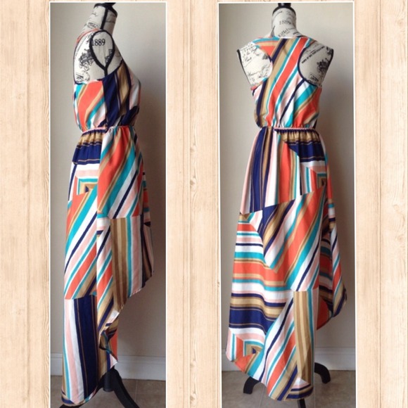 High Low Racerback Dress - Picture 3 of 4