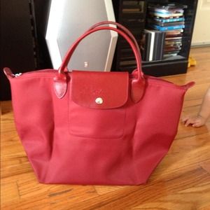 🎉SOLD🎊100% Authentic Longchamp red hand bag