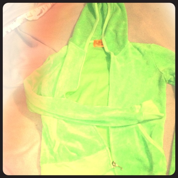 Juicy terry cloth zip up