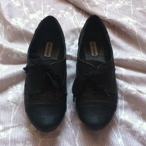 Not Rated Shoes - TAKING OFFERS! Black & glittery oxfords