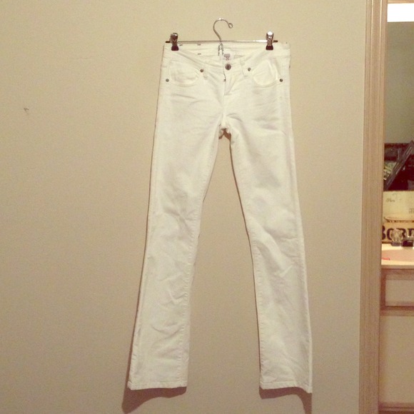 White Genetic Denim Jeans