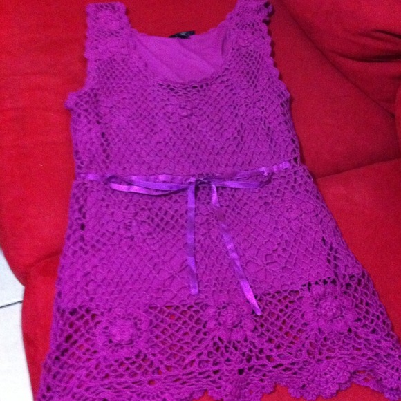 🎀SOLD IN BUNDLE Adorable Purple Tank🎀