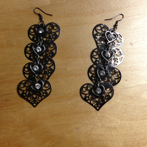 Heart shaped earrings