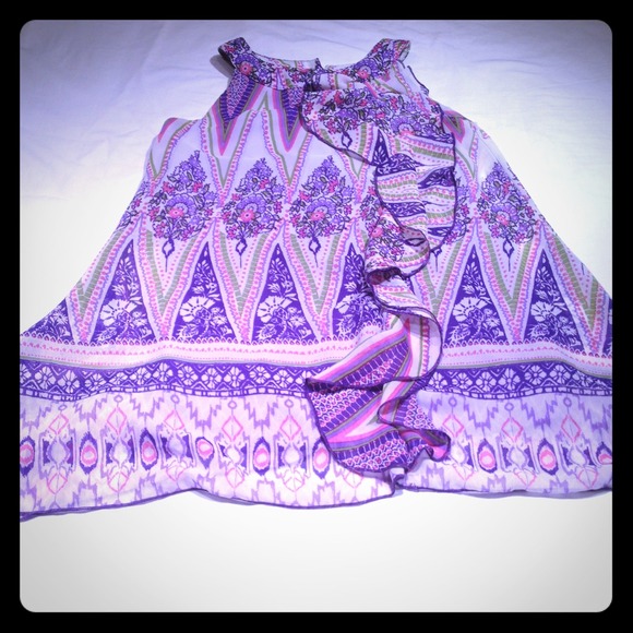 Ruffley floral shirt (youth) - Picture 1 of 2