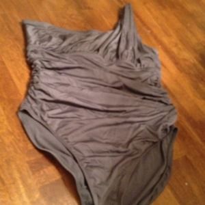 Old Navy Grey Swim Suit