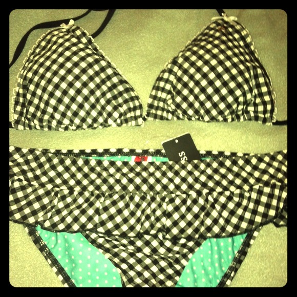 Guess checkered swimsuit