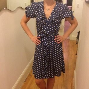 Anthropologie vintage-inspired polka dot dress!