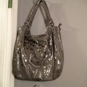 Grey purse / tote