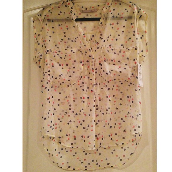 **SOLD in Bundle** ZARA Polka Dot Chiffon Blouse