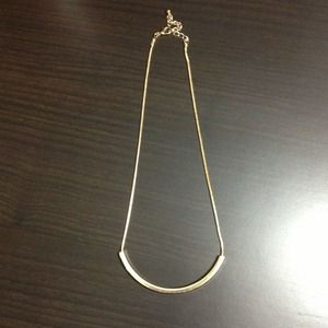 😺SOLD😺 Gold crescent necklace