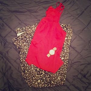 Cheetah print denim!