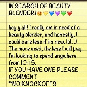 I am really in need of a beauty blender:)