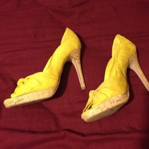 Yellow heels!
