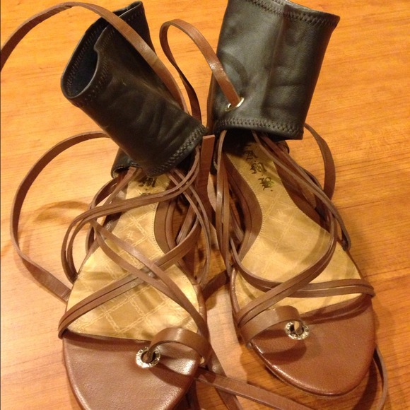 L.A.M.B gladiator sandals