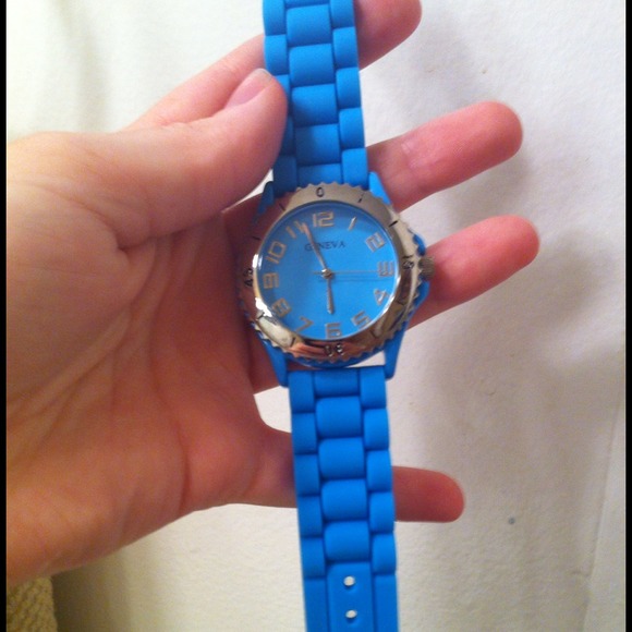 Blue Geneva watch