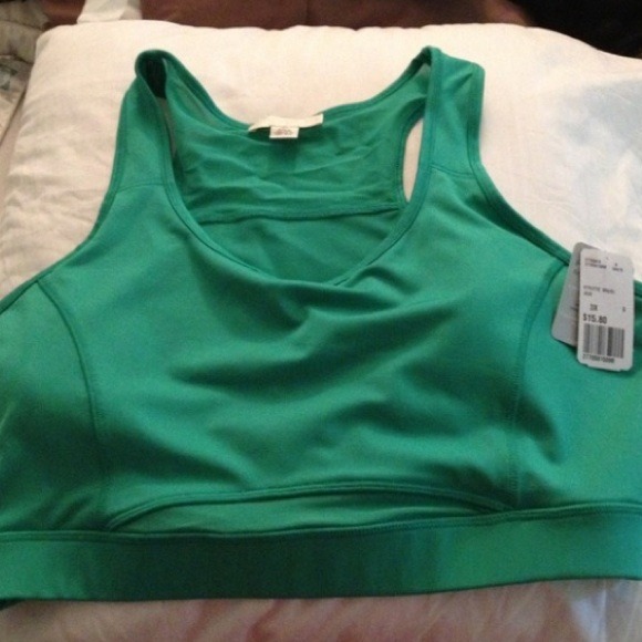 Teal sports bra