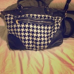 Black and white bag