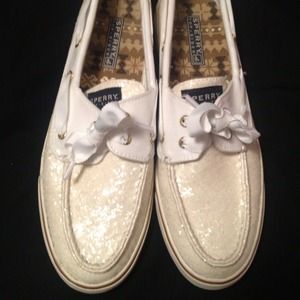 White Sperry Top-Siders