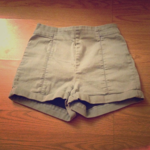 Cooperative High Waisted Denim Shorts