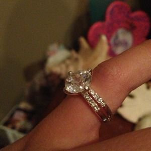 Cubic zirconium ring. Size 6