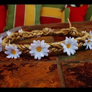 Daisy Flower Crown Boho Hippie Headband
