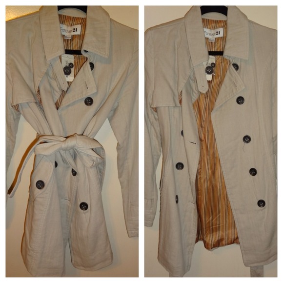 Forever21 cotton trench coat