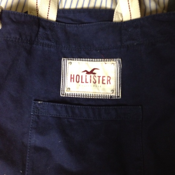 Dark Blue Hollister Tote. - Picture 2 of 2