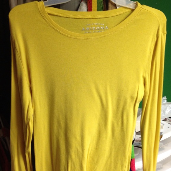 Women's Ling Sleeve Yellow T. - Picture 1 of 2