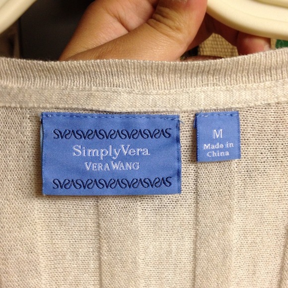 Cream Vera Wang women's long sleeve - Picture 1 of 2