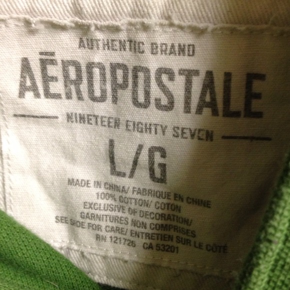 Men's green polo from Aero - Picture 1 of 2