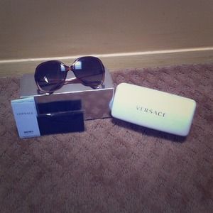 Brown Versace sunglasses