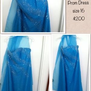 Aqua Prom Dress