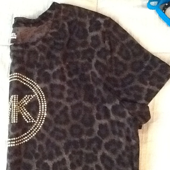 Michael Kors cheetah print T-shirt - Picture 3 of 4