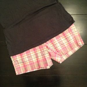 Old navy pink plaid shorts